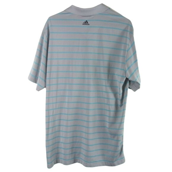 adidas Golf ClimaCool Striped Polo Shirt M NEW - Picture 5 of 7